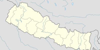 Карта на Непал вектор